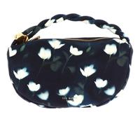 Ted Baker Isli Satin Statement Hardware Printed Hobo Bag Navy
