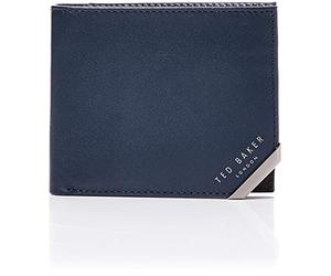 Ted Baker Korning Portefeuille à Deux Volets pour Homme, Bleu Marine, Taille Unique