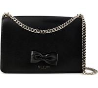 Ted Baker London BAELEEN Sac à bandoulière en cuir avec nœud Noir, noir