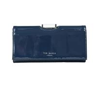 Ted Baker London Bitaas Grand portefeuille en cuir verni Bleu marine, bleu marine, L, Classique