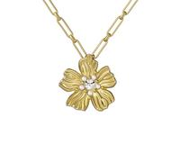 Ted Baker London Petrice Flower Statement Collier avec pendentif en cristal pour femme (doré/perle et cristal)