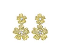 Ted Baker London Pettala Boucles d'oreilles pendantes pour femme Doré/perle et cristal