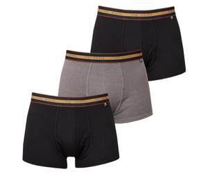 Ted Baker Lot de Trois Boxers Homme - Noir/Gris Deux - M
