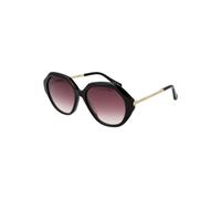 Ted Baker - Lunettes de Soleil Noires à Verres Dégradés avec Étui - Femme - Accessoires - Noir - Taille: ONE Size