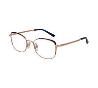 Ted Baker Lunettes TB2264 689 Rose Or Ovale Complet Jante Métal Femme Cadre 51mm
