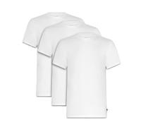 Ted Baker Mens 3-Pack Breathable Cotton Stretch Crew Neck T-Shirt, Blanc, L Homme