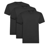 Ted Baker Mens 3-Pack Breathable Cotton Stretch Crew Neck T-Shirt, Noir, S Homme