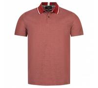 TED BAKER Mini Jacquard Stitch Hommes Polo 261464-DK-RED 3XL