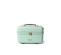 Ted Baker Mint Icon Vanity Case Hard Shell Makeup Bag, Croc Design, 17L | Hard shell vanity case with zipped compartment to protect your items, with carry handles and shoulder strap for easy travel