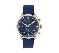 Ted Baker Montre à affichage analogique 'Fulmaar' bleu / or, Taille One Size