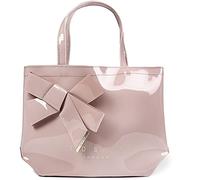 Ted Baker Nikicon Cabas en vinyle avec nœud pour femme, taille unique, Rose, One Size