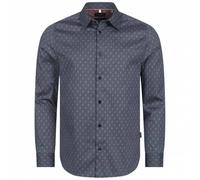 TED BAKER Pavia Star Geo Print Hommes Chemise à manches longues 272176-MARINE XS
