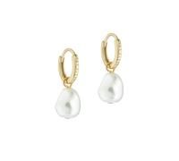 Ted Baker - Periaa - Boucles d'oreilles en chaîne nacrée (Ton Or/Perle)