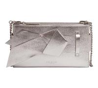 Ted Baker pochette sac à épaule bandoulière Jimmah Soft PU Bow Clutch Bag Silver - Col argenté