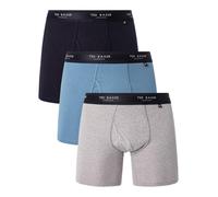 Ted Baker Pour des hommes Lot de 3 boxers en coton extensible, Bleu