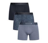 Ted Baker Pour des hommes Pack de 3 boxers, Bleu