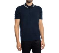 Ted Baker Pour des hommes Polo à coutures régulières, Bleu