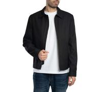 Ted Baker Pour des hommes Veste Harrington en laine mélangée Henry J, Noir