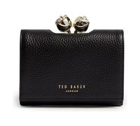 Ted Baker Porte-monnaie Roosa – Cuir, Protection RFID, 12 cm – Noir