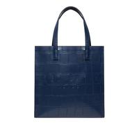 Ted Baker Sac à épaule bleu foncé pour femme - Croccon Croc Effect Icon Bag L Navy 314096