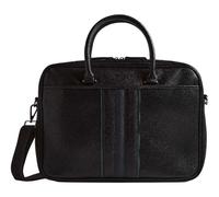 Ted Baker Sac de bureau noir pour homme - Kenriik Stripe PU Document Bag 308486