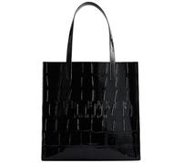 Ted Baker Sac fourre-tout imitation croccon pour femme, Noir de jais, One Size, Occidental