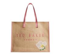 Ted Baker sac shopper Floraff Floral Raffia Icon Bag Pink