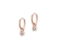 Ted Baker Sinalaa Boucles d'oreilles Huggie avec strass (Doré Rose/Ornementé)
