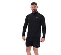 Ted Baker Sport GRIGOR Essentials Herrenoberteil, 1/4-Reißverschluss, Schwarz, Größe M