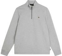Ted Baker - Sweat-shirt "Kilbrn" avec fermeture éclair courte pour homme/femme unie GT282 (XS) (Gris)