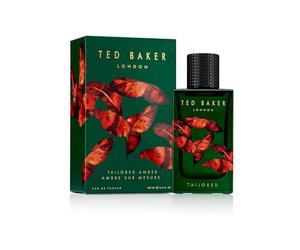 Ted Baker Tailored Amber Eau de Parfum pour Homme. Un parfum ambré, épicé et boisé aux notes de bergamote, pomme verte, lavande et cuir. Une fragrance sophistiquée et longue tenue. 100 ml