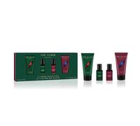 Ted Baker Tailored Collection Coffret cadeau Eau de parfum sur mesure en bois ambre pour homme avec gel douche assorti pour homme - 2 x 15 ml Eau de parfum et 2 x gels douche 50 ml - Coffret cadeau de
