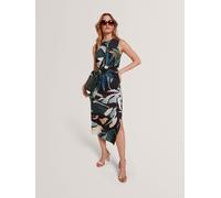 Ted Baker Ted Baker Black Linneaa Printed Sleeveless Bodycon Dress Black EU 34 (UK 6)