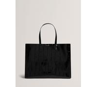 Ted Baker Ted Baker Black Vivvien Croc Effect Extra Large Icon Bag