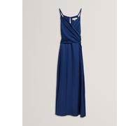 Ted Baker Ted Baker Blue Beckki Tie Waist Sleeveless Midi Dress Blue EU 36 (UK 8)