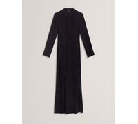 Ted Baker Ted Baker Blue Kyrabe - Cravat Tie Neck Shirt Wide Leg Jumpsuit