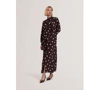 Ted Baker Ted Baker Brown Elnie Scarf Detail Midi Dress Brown EU 36 (UK 8)