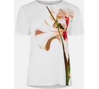 Ted Baker Ted Baker Printed Fitted Tee Nude-Rose 10 (S) Female
