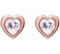 Ted Baker Ted Baker Rose Gold Tone, Clear Crystal HAN: Heart Earrings