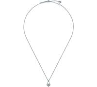 Ted Baker Ted Baker Silver Tone Paige Pave Crystal Padlock Pendant Necklace