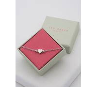 Ted Baker Ted Baker Silver Tone, Plain Metal HARSAA: Tiny Heart Adjustable Bracelet