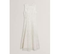 Ted Baker Ted Baker White Darlei-Asymmetric Lace Midi Dress White 16