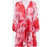 Ted Baker Tie-Fastened Mini Dress Rouge 12 (M) Female