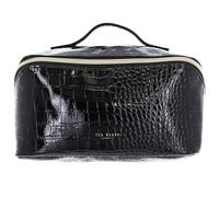 Ted Baker Trousse de Toilette Vieda Croc Effect Small Makeup Bag Black Noir