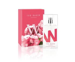 Ted Baker W EDT, Parfum doux et sophistiqué, Notes de tête de feuille de figuier, de pivoine blanche et de violette africaine avec des notes de cassis, d'orchidée rose, et de framboise, 75ml
