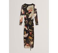 Ted Baker Ted Mesh Midi Dress Ld54 Noir 16 (XL) Female