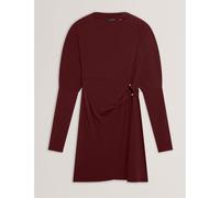 Ted Baker Ted Wrap Mini Dress Ld61 Oxblood se traduit en français par "sang de bœuf". 14 (L) Female