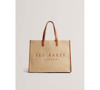 Ted Baker Women's Raffia Icon Shoulder Bag Taupe Taille unique Female