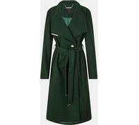 Ted Baker Women's Rose Belted Midi Coat Vert foncé 6 (2X) Female