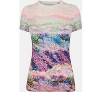 Ted Baker Women's Slim Fit Print T-Shirt Rose moyen 14 (L) Female